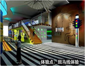 交通体验馆斑马线